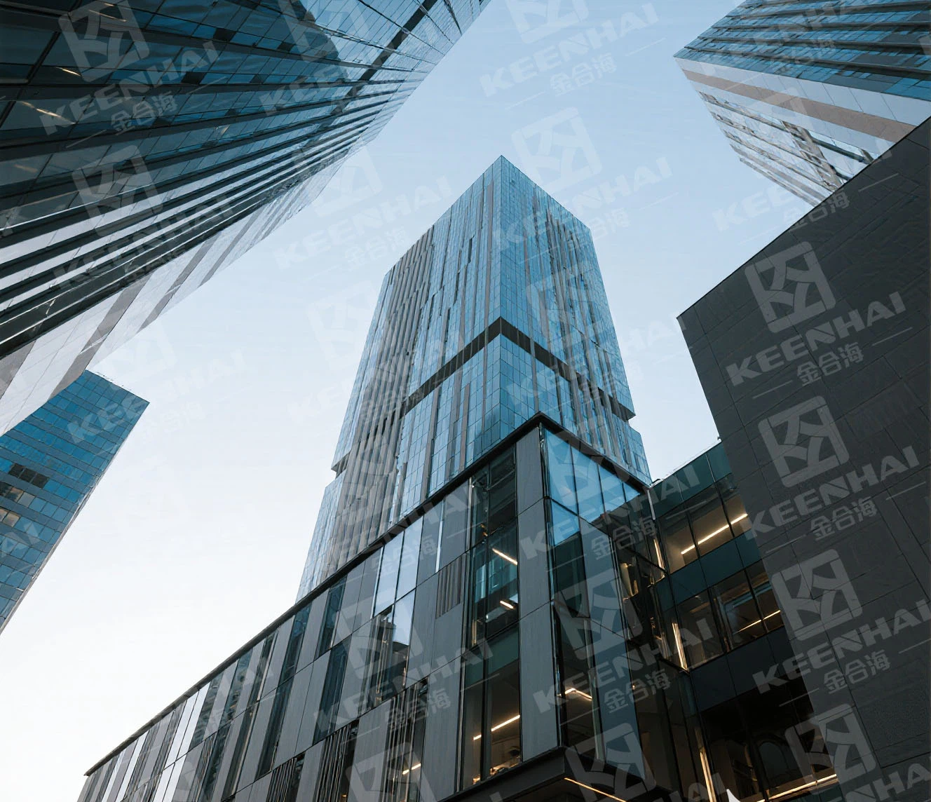 high rise safety curtain wall system high rise safety curtain wall system